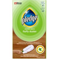 Pledge Fluffy Dusters Starter Kit Dry Dusting Cleaning Cloth