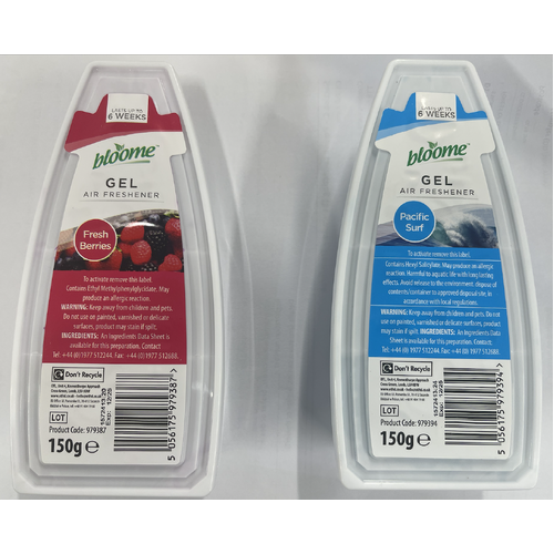Gel Air Freshener -scent will vary depending on stock avaiability