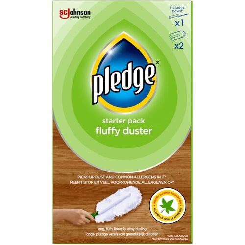 Pledge Fluffy Dusters Starter Kit Dry Dusting Cleaning Cloth