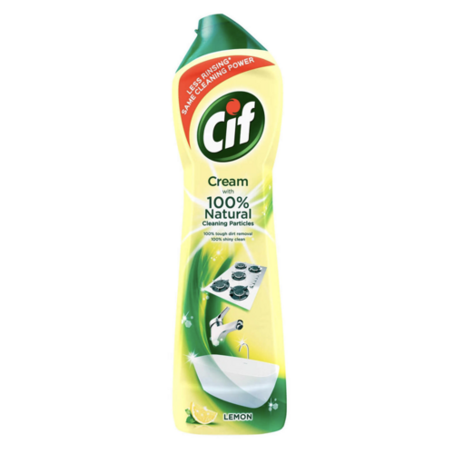 Case of 8 x Cif Lemon Cream Cleaner 500ml