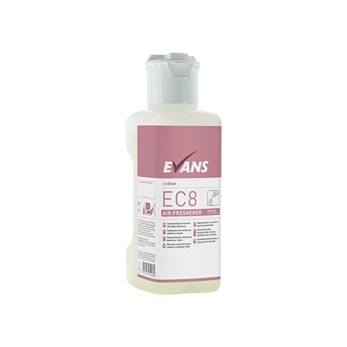 EC8 AIR FRESHENER (1L) + Trigger Bottle  - Evans Air Freshener and Fabric Deodoriser (PINK)