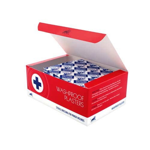 Washproof Plasters - 7.6cm x 2.5cm (100)